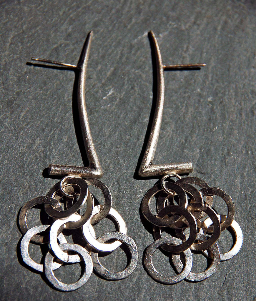 Gazelle Earrings with Links, - didi suydam contemporary